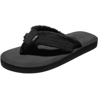 NewDenBer NDB Classic Plush Herren Flip Flips (49 EU, G Schwarz) - 49 EU