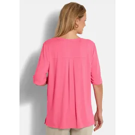 GOLDNER Kurzarmbluse pink 23