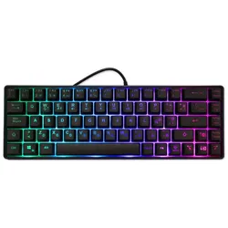 Deepgaming Mini Tm065 Rgb Coolbox Spanische Tastatur 69 Tasten Anti-Ghosting Rgb-Beleuchtung