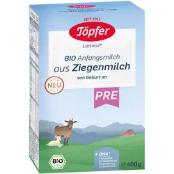 Töpfer Bio Anfangsmilch aus Ziegenmilch Pre