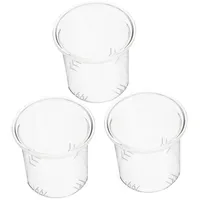 LOORGVEL 3 Stück Glas Teefilter für Teekanne Teesieb für Kanne zum Filtern von Teeblatttee und Teerückständen Passend für 1000ml Teekanne