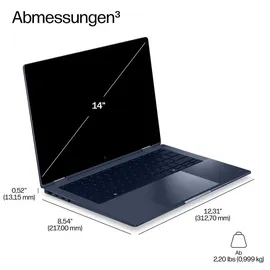 HP EliteBook X G2i 14" Intel Core Ultra 7 356H 32 GB RAM 1 TB SSD Win11 Pro Atmospheric Blue DL9Y6ET