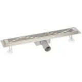 Steelboxx Edelstahl Duschrinne Wasser Dusch Ablauf Bodenablauf (607720: Maße 600x70mm)