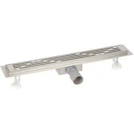 Steelboxx Edelstahl Duschrinne Wasser Dusch Ablauf Bodenablauf (607720: Maße 600x70mm)