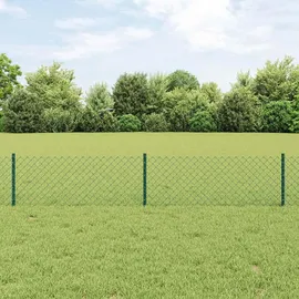 vidaXL Zaun 0,4 x 10 m Grün/Stahl