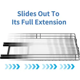 ZDDLOINP Gewürzregal Ausziehbar 0 x 0 x 0 cm Schwarz