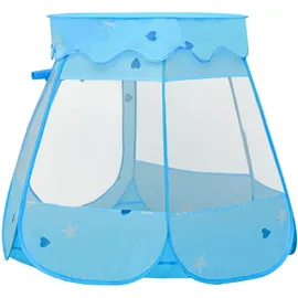 vidaXL Kinder-Spielzelt mit 250 Bällen Blau 102x102x82 cm