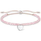 Thomas Sabo Armband rosa Perlen mit Herz 925 Sterling Silber A1985-813-9-L20V,