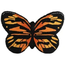 Esschert Design Schmetterling 1 x 1 cm Orange/Schwarz