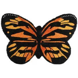 Esschert Design Schmetterling 1 x 1 cm Orange/Schwarz