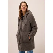 Cecil Teddy Mantel mit Kapuze - Braun