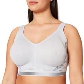 Triumph Damen Sport-BH Triaction Cardio Flow P EX, ohne Bügel, Gepolstert, 85A, Platinum
