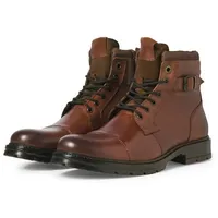 JACK & JONES Dexter Leather Stiefel Brown Stone 42