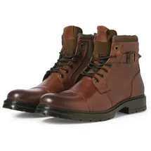 JACK & JONES Dexter Leather Stiefel Brown Stone 42