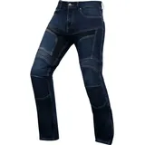 Gms Viper, Damen Motorradjeans, blau, Größe 26,