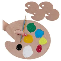 Relaxdays Mischpalette 5 St. 26 x 30 cm Natur