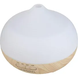 ideoon home Stilvoller Aroma Diffusor Luftbefeuchter 0,3 l Beige/Braun