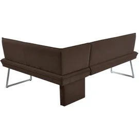 K+W Komfort & Wohnen Eckbank 86x60 cm Flachgewebe Q2 2250 langer Schenkel rechts oder links