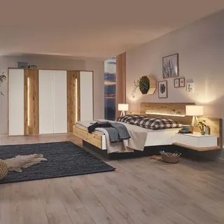 Musterring Schlafzimmer-Set Jovanna 4tlg. Holz Braun Eiche