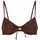 lscn by lascana Bügeleinsatz-Bikini-Top Damen Braun 48 Cup F
