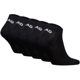 Head Sneakersocken 5er Pack Schwarz 35-38