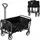 Relaxdays Bollerwagen faltbar schwarz
