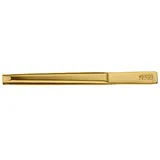 Pfeilring Pinzette gerade 8 cm gold
