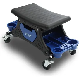 BITUXX Rollhocker Stahl 69x26x34 cm schwarz mit Rollen