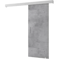 Schiebetür Komplettset - Schiebetürsystem Salwador 1 - Schiebetüren - Trennwände - Raumteiler - Innentüren, Tür 90 x 204 cm - Schiebetür Schiene - Zimmertür mit Schiebetür Griff - Saloontür
