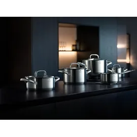 WMF Gourmet Plus Topf-Set 5-tlg. 3 x Fleischtopf + Bratentopf + Stielkasserolle