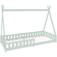 ML-Design Kinderbett Tipi 90 x 200 cm Kiefer mint