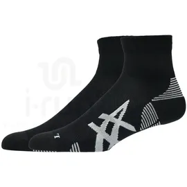 Asics Cushioned Run Quarter Socken 2er Pack Schwarz 39-42