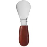 Faltbarer Edelstahl-Schuhlöffel mit rutschfestem Ledergriff, Reise-Schuhlöffel, tragbar, für ältere Menschen, Erwachsene, kompakter Schuhlöffel für einfache Lagerung, braun, Einheitsgröße - Einheitsgröße