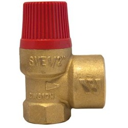 Sicherheitsventil Heizung 1/2" IG Ansprechdruck 3 bar