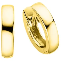 Paar Creolen BRUNO BANANI "Schmuck Geschenk Silber 925 Ohrschmuck Ohrringe Gold + Silber", gold (gelbgoldfarben), Ohrringe, Silber 925 (Sterlingsilber)
