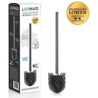 DS PRODUKTE WC-Bürste Loomaid Ø 7,8 cm edelstahl/anthrazit glänzend - Grau, Silber