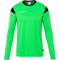 Uhlsport Squad 27 langarm Trikot Herren fluo grün/schwarz M