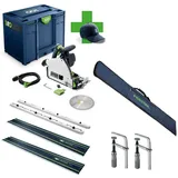 Festool Tauchsäge TS 60 KEBQ-Plus 100Y +2x FS 1400/2 + FSV/2 + FS-BAG + FSZ 120 2X