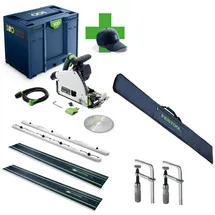 Festool Tauchsäge TS 60 KEBQ-Plus 100Y +2x FS 1400/2 + FSV/2 + FS-BAG + FSZ 120 2X