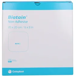 Biatain Schaumverband 20x20 cm nicht haftend
