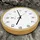 Holzwerk Wanduhr Designer Loft 30 cm WOLFSBURG beige
