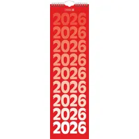 Brunnen Streifenkalender 2026 | 130×450 mm