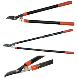Teleskop Astschere, Baumschere, Strauchschere 63 - 96 cm, Schnitt bis 35mm