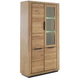 MCA living Vitrine GRENO 107 x 40 x 200 cm Beige
