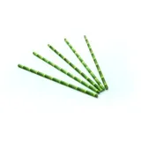 Sier Disposables Trinkhalm Papier Bambus look Maße (Ø x L): 6 mm x 20 cm, 200 Stück