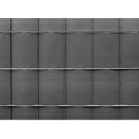 Floraworld Sichtschutzstreifen PVC 201,5 x 24 cm grau 4 St.