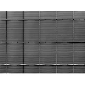 Floraworld Sichtschutzstreifen PVC 201,5 x 24 cm grau 4 St.