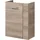 Fackelmann Waschbeckenunterschrank SBC 44 x 60 x 24,3 cm Braun