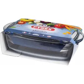 Pyrex Glasbräter Auflaufform Oval 7 L Transparent