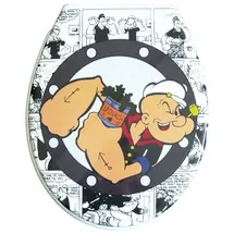 ADOB WC-Sitz Comic schwarz